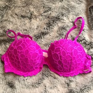 NWOT! Victoria’s Secret purple lace push up bra